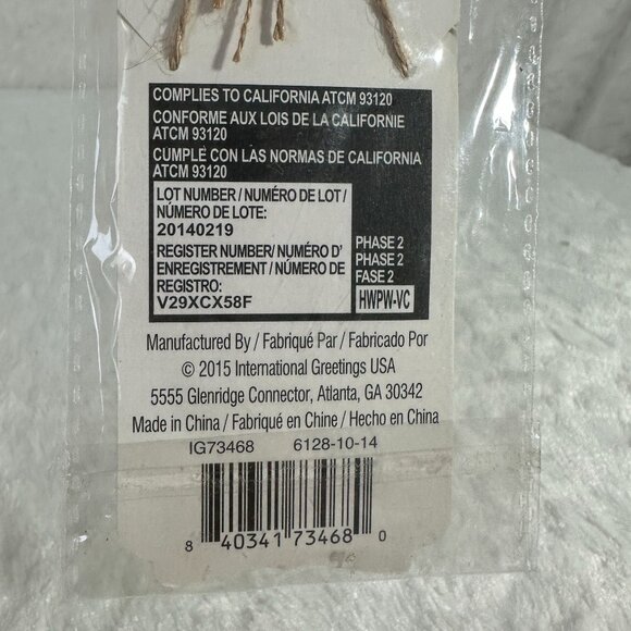 Studio 18 Chalkboard Tags 3 Pc/Pz Round Black & Lime Green With String - Picture 5 of 6